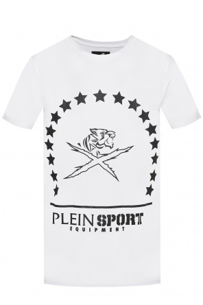 T-shirt z nadrukowanym logo, zdjęcie 1 T-shirt z nadrukowanym logo od Plein Sport